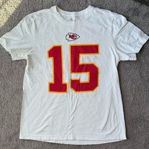 Kansas City Chiefs #15 White Graphic Tee